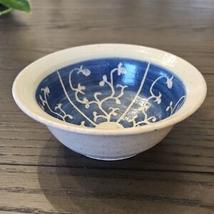 Blue and White Pottery Decorative Bowl